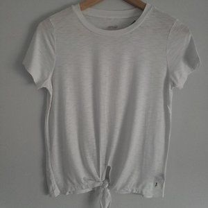 NEW American Eagle Women's Tie-up White T-Shirt
